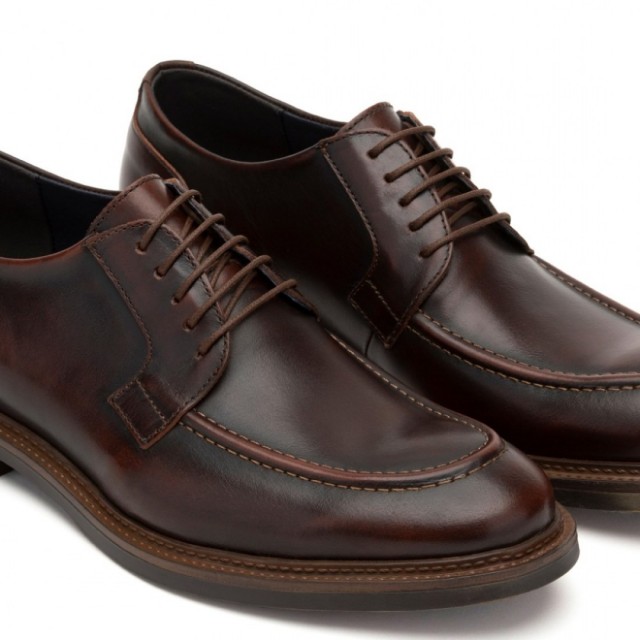 RAYMONT LEATHER SHOES BROWN