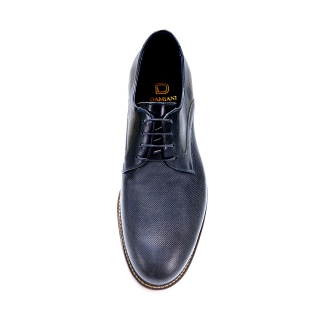 DAMIANI MENS LEATHER SHOES BLUE