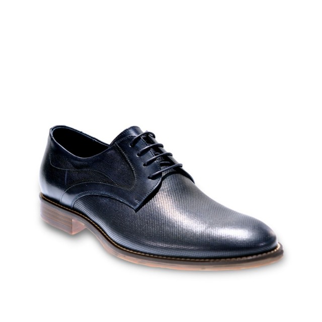 DAMIANI MENS LEATHER SHOES BLUE