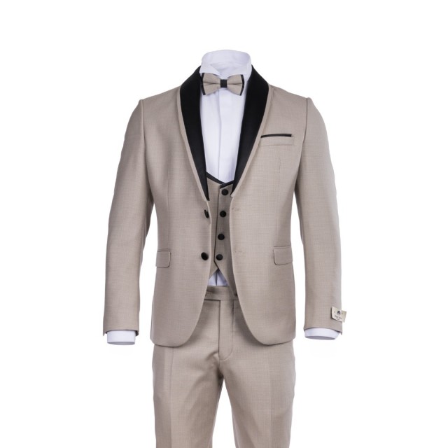 MAKIS TSELIOS SMOKING SUIT BEIGE