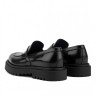 RAYMONT ΔΕΡΜΑΤΙΝΟ LOAFER ΜΑΥΡΟ