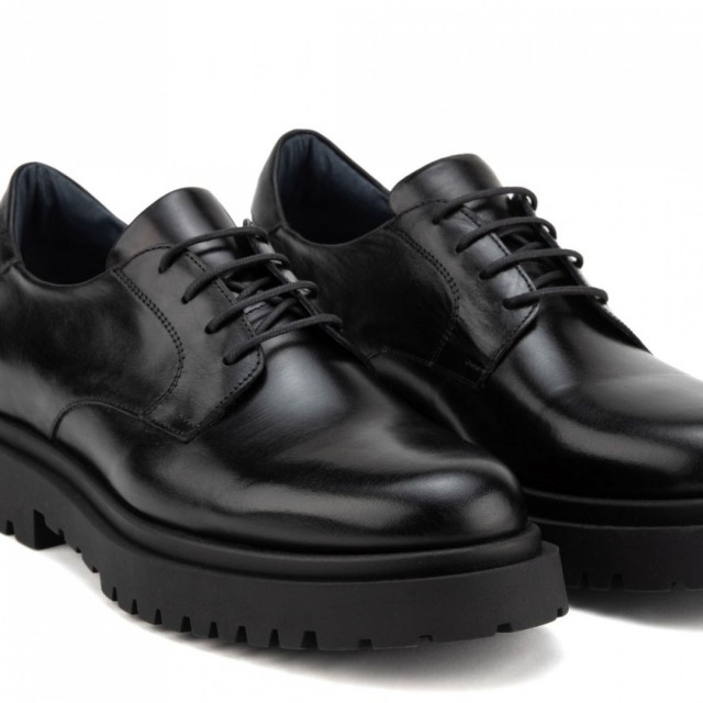 RAYMONT LEATHER SHOES BLACK
