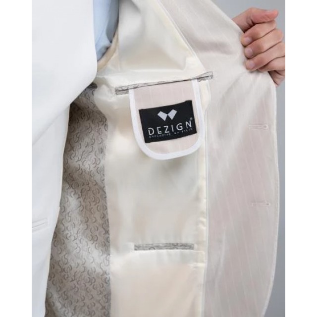 DEZIGN STRIPES SUIT BEIGE