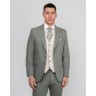 DEZIGN SUIT WITH VEST OLIVE