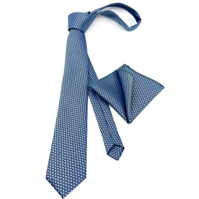 LEGEND ΓΡΑΒΑΤΑ ΣΕΤ ΜΠΛΕ ΣΙΕΛ ΜΕ ΚΑΦΕ