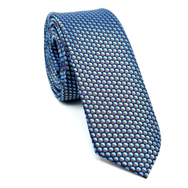 LEGEND ΓΡΑΒΑΤΑ ΣΕΤ ΜΠΛΕ ΣΙΕΛ ΜΕ ΚΑΦΕ