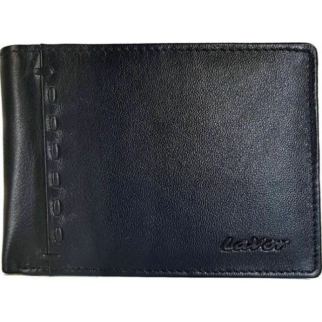 Lavor Δερμάτινο Πορτοφόλι Μαύρο