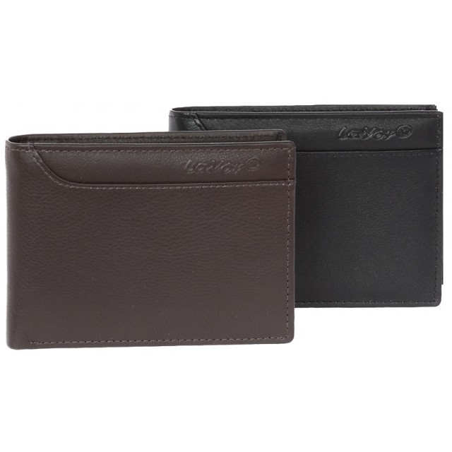 Lavor Δερμάτινο Πορτοφόλι Μαύρο