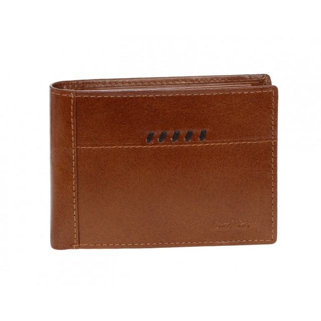 LAVOR Δερμάτινο Πορτοφόλι Κονιάκ