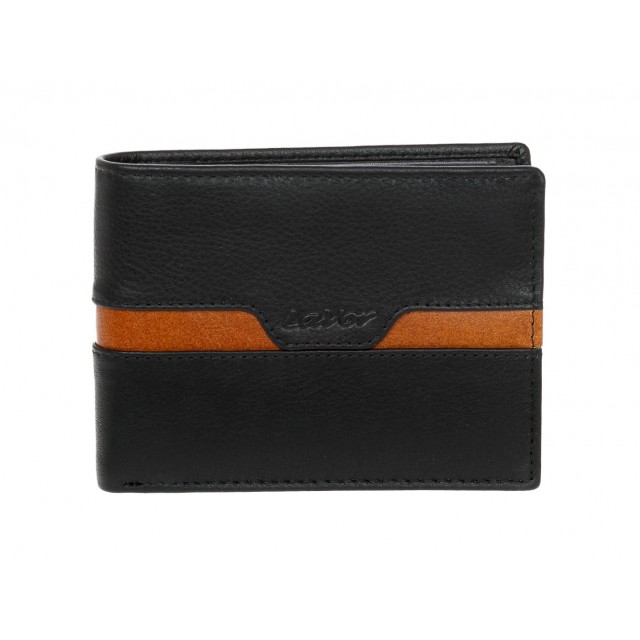 Lavor Δερμάτινο Πορτοφόλι Μαύρο