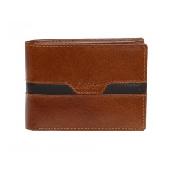 LAVOR Δερμάτινο Πορτοφόλι Κονιάκ