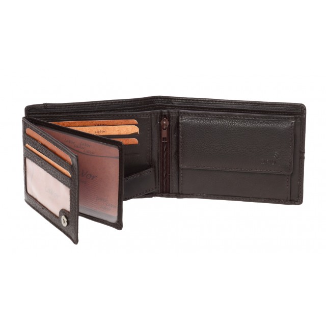 Lavor Δερμάτινο Πορτοφόλι Καφέ