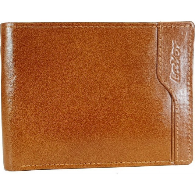 LAVOR Δερμάτινο Πορτοφόλι Cognac