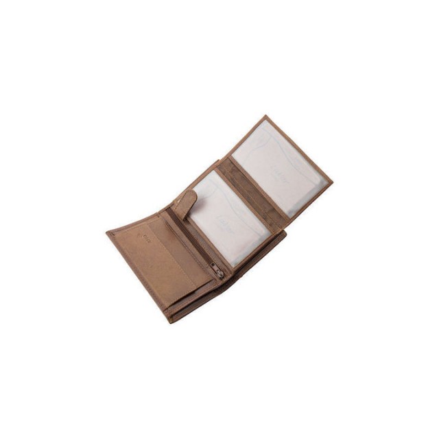 LAVOR Δερμάτινο Πορτοφόλι Κονιάκ