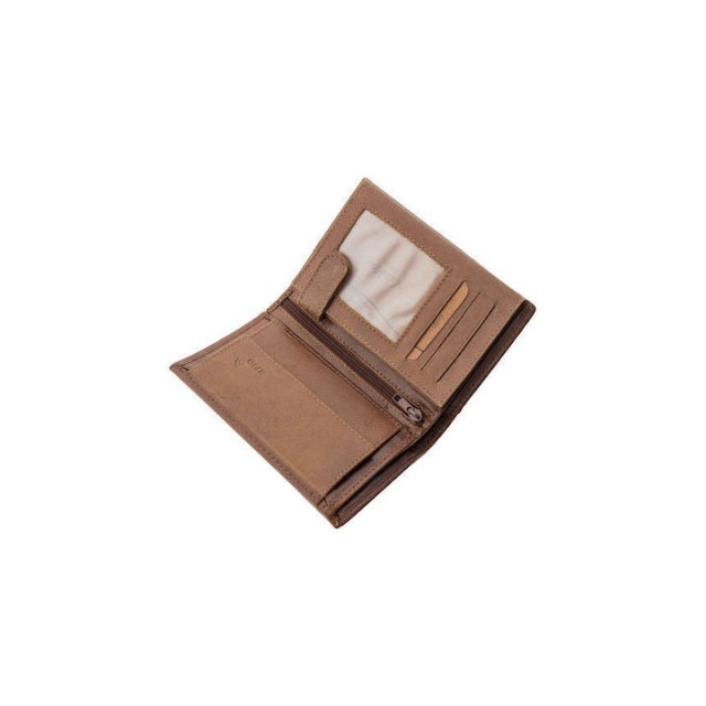 LAVOR Δερμάτινο Πορτοφόλι Κονιάκ