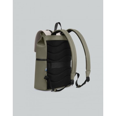GASTON LUGA BACKPACK CLOUD CREAM / OLIVE