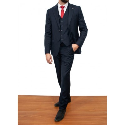 LEONARDO Suit Navy Blue