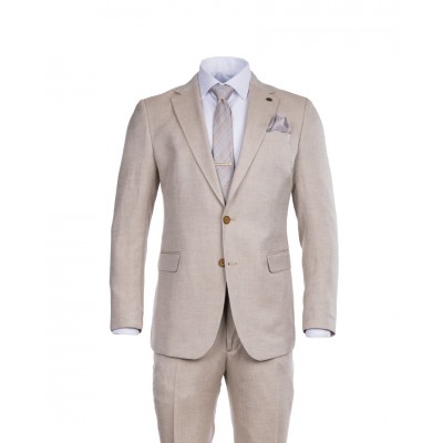 LEXTON SUIT MIX LINEN BEIGE