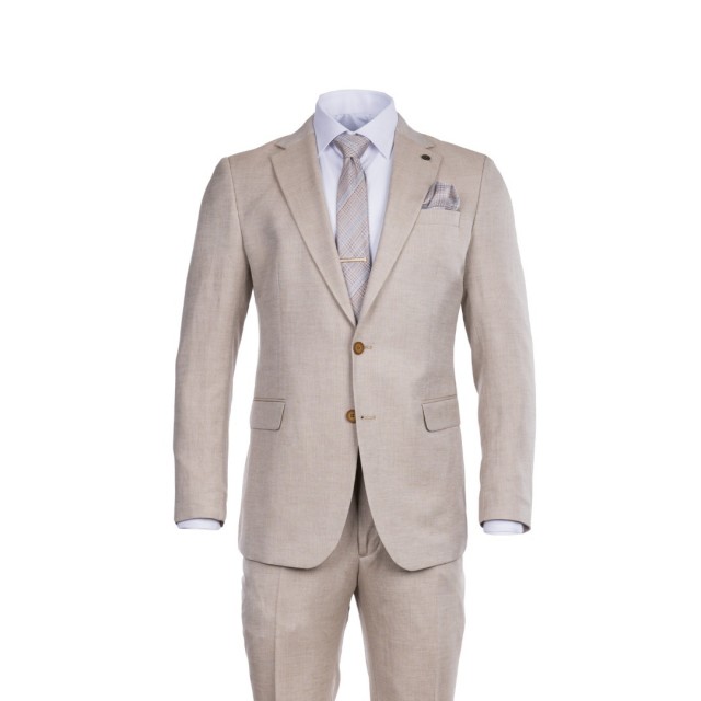 LEXTON SUIT MIX LINEN BEIGE