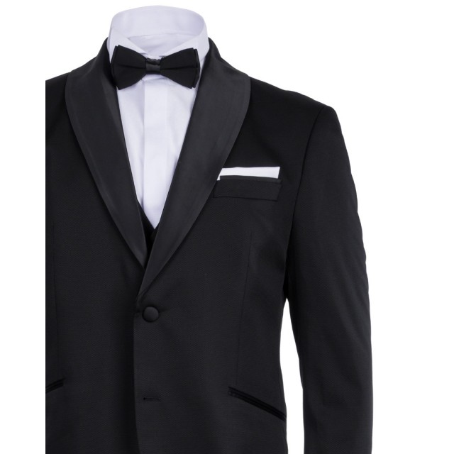 MAKIS TSELIOS SMOKING SUIT BLACK