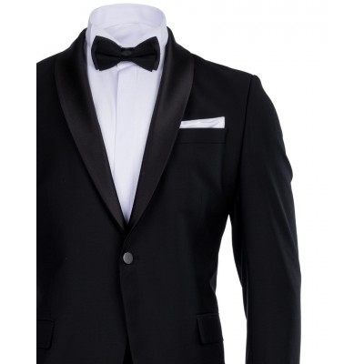 ANGELOS BRATIS ΓΑΜΠΡΙΑΤΙΚΟ SMOKING ΚΟΣΤΟΥΜΙ ΜΑΥΡΟ