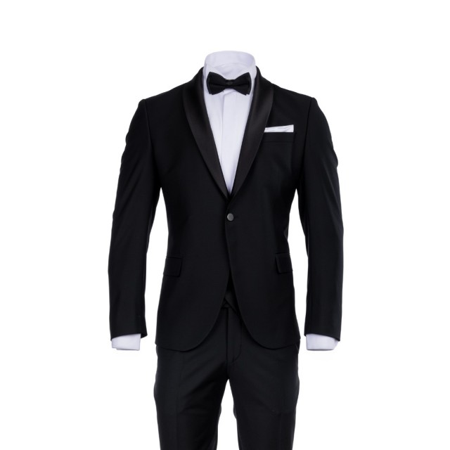 ANGELOS BRATIS ΓΑΜΠΡΙΑΤΙΚΟ SMOKING ΚΟΣΤΟΥΜΙ ΜΑΥΡΟ