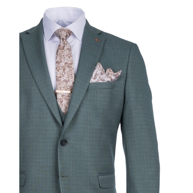 MAKIS TSELIOS SUIT WITH VEST MINT