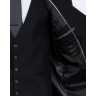 MASSIMO SUIT WITH VEST BLACK