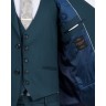 MASSIMO SUIT WITH VEST PETROL