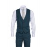 MASSIMO SUIT WITH VEST PETROL