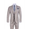 MAKIS TSELIOS SUIT WITH VEST BEIGE
