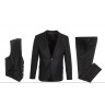 LEXTON Suit with Vest Black