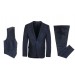 LEXTON Suit with Vest Blue