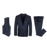 LEXTON Suit with Vest Blue