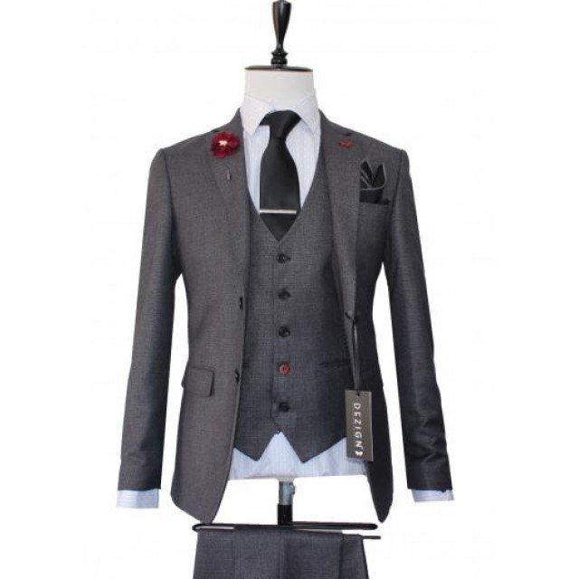 D-ZINE  Suit Dark Grey
