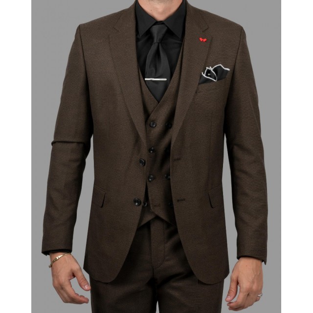 DEZIGN SUIT BROWN