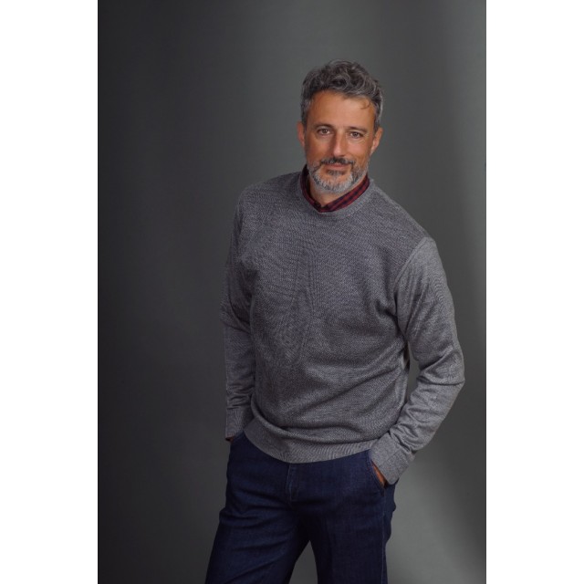 LEXTON Πλεκτό Γκρι.