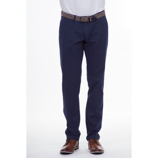 LEXTON Trouser Blue-Navy with Belt