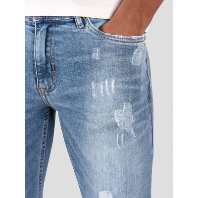 MARCUS JEANS RIPPED DENIM