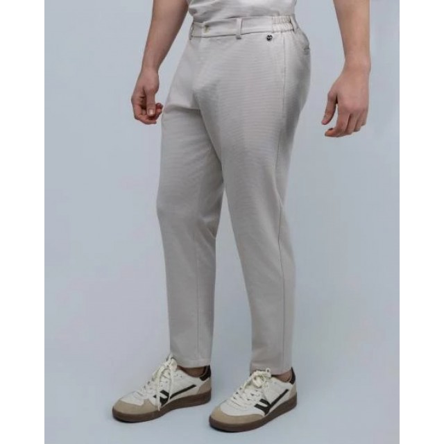 DEZIGN TROUSER WAFFLE BEIGE