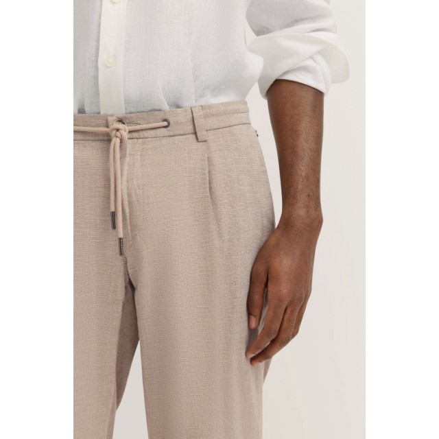 BUGATTI PANTS COTTON LINEN MIX BEIGE