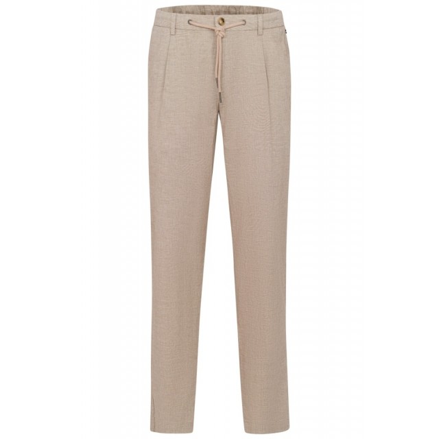 BUGATTI PANTS COTTON LINEN MIX BEIGE