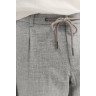BUGATTI PANTS COTTON LINEN MIX DARK GREY