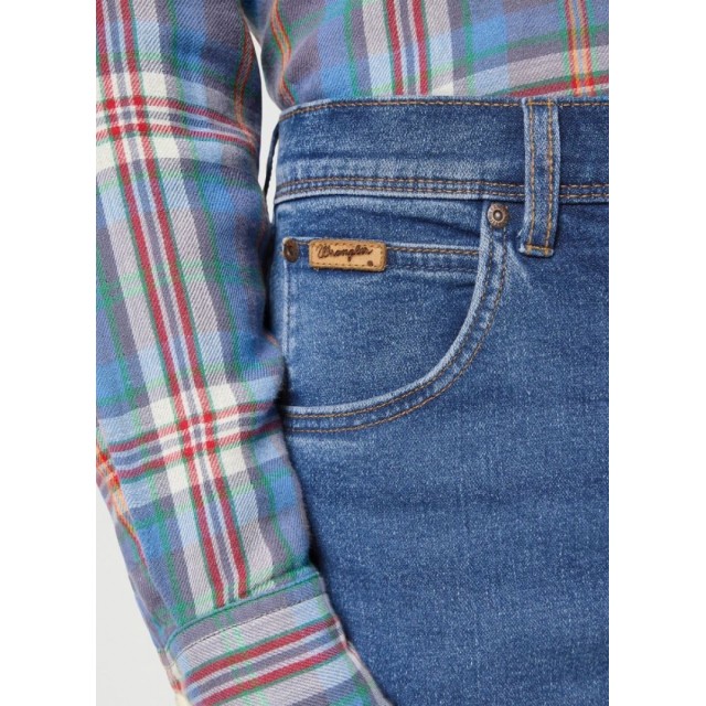 WRANGLER TEXAS SLIM DENIM BLUE