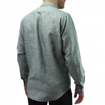 DORS  Shirt Linen-Cotton Navy/Navy