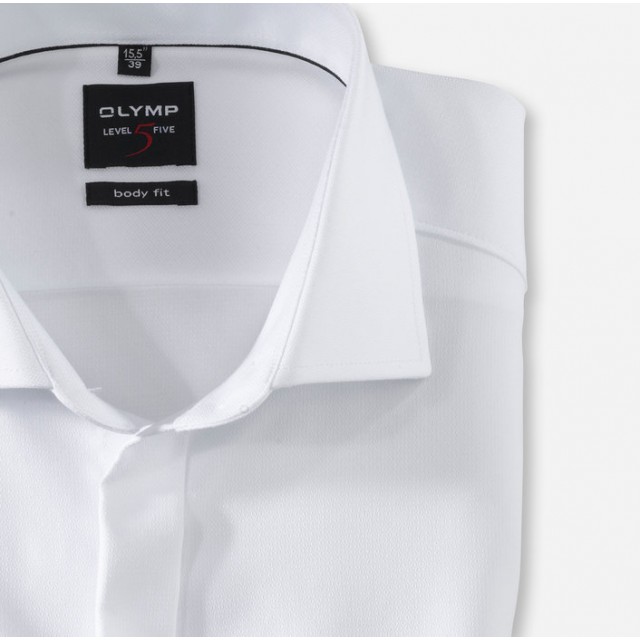 OLYMP LUXOR Modern Fit Πουκάμισο Λευκό