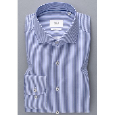 ETERNA Shirt Pin Stripe Blue