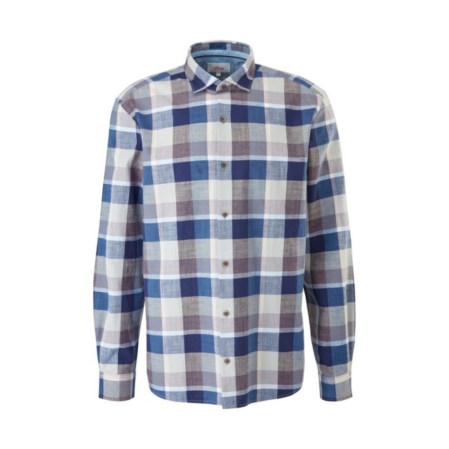 S.OLIVER Πουκάμισο Καρώ