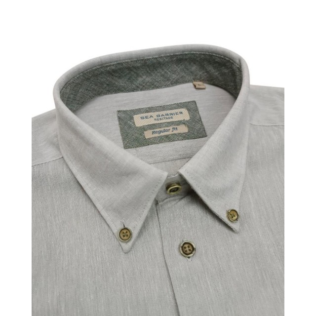 SEA BARRIER ΑΝΔΡΙΚΟ ΠΟΥΚΑΜΙΣΟ ΓΚΡΙ