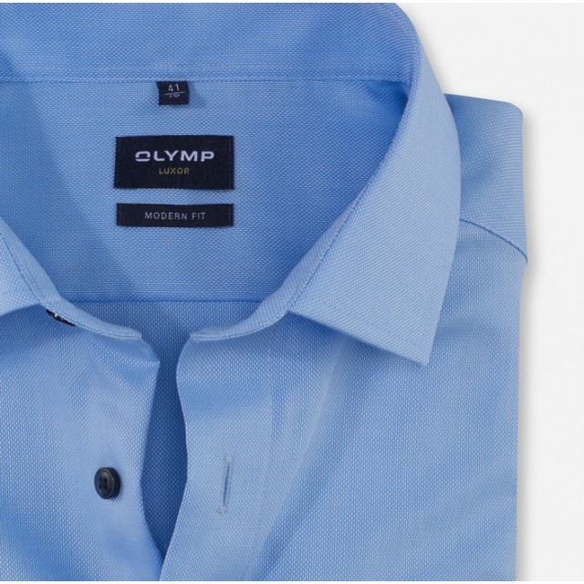 OLYMP ΑΝΔΡΙΚΟ ΠΟΥΚΑΜΙΣΟ MODERN FIT ΣΙΕΛ